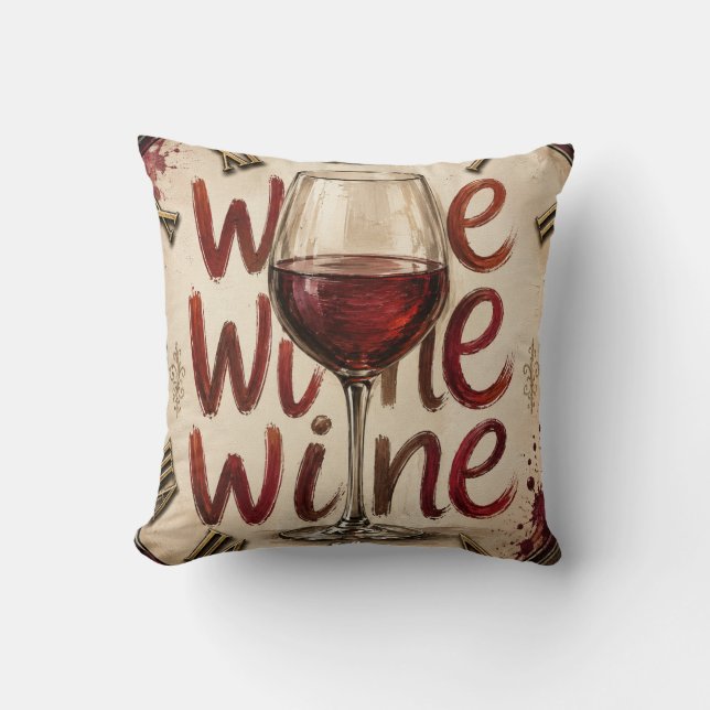 We Wine  Cushion (Front)