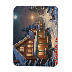 We wish a merry christmas - 004 magnet