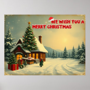 We wish a merry christmas - O12 Poster