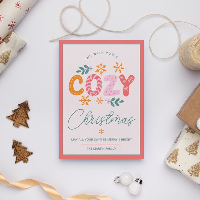We Wish You a Cosy Christmas Holiday Card (Creator Uploaded)