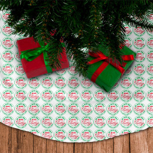 We Wish You A Merry Christmas Brushed Polyester Tree Skirt
