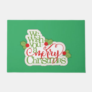 We Wish You A Merry Christmas Doormat