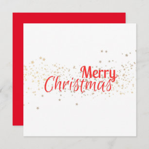 We Wish You a Merry Christmas Folded Holiday Card