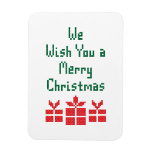 We Wish you a Merry Christmas Magnet