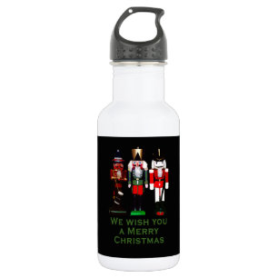 We Wish You a Merry Christmas Nutcrackers 532 Ml Water Bottle