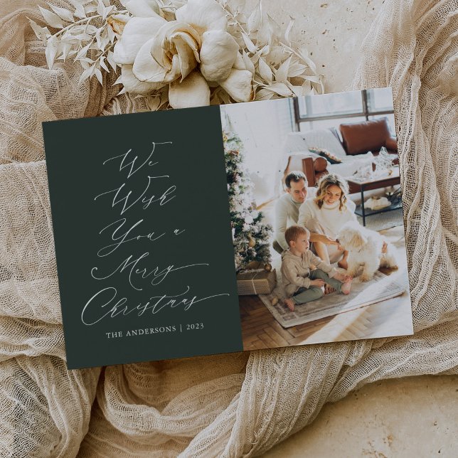 We Wish You a Merry Christmas Photo Holiday Card (Creator Uploaded)