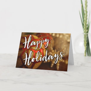 We Wish You a Merry Christmas Photo Typography Holiday Card