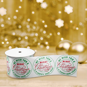 We Wish You A Merry Christmas Satin Ribbon