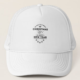 We Wish You a Merry Christmas Trucker Hat