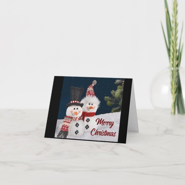 **WE** WISH YOU A VERY MERRY CHRISTMAS CARD (Front)