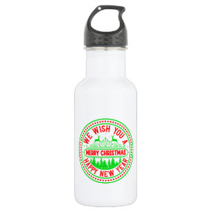 We Wish You Merry Christmas Happy New Year-13395 532 Ml Water Bottle