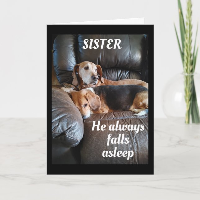 WE WISH YOU THE BEST BIRTHDAY EVER SISTER CARD (Front)