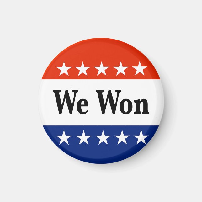 We Won 2026 Elections Magnet (Front)