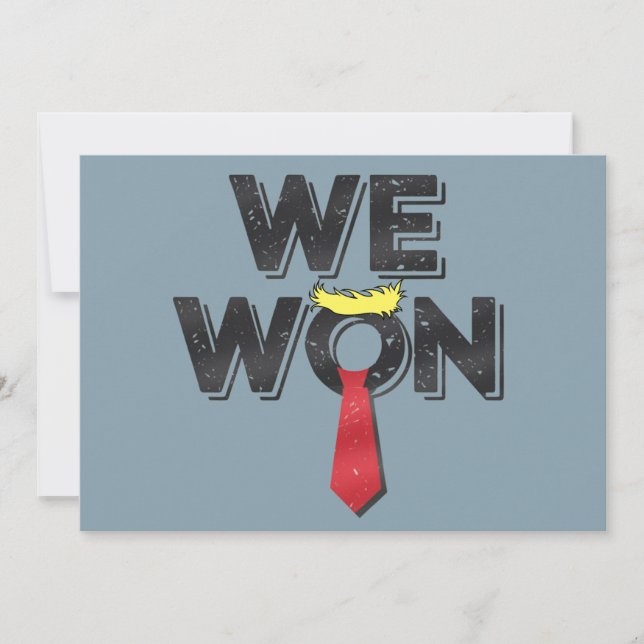 We Won Donald Trump 2024 Invitation (Front)
