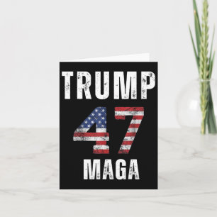 We Won Win Inauguration Day 2025 47th President Am Card