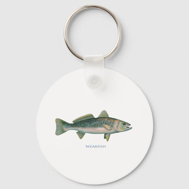 Weakfish Key Ring (Front)