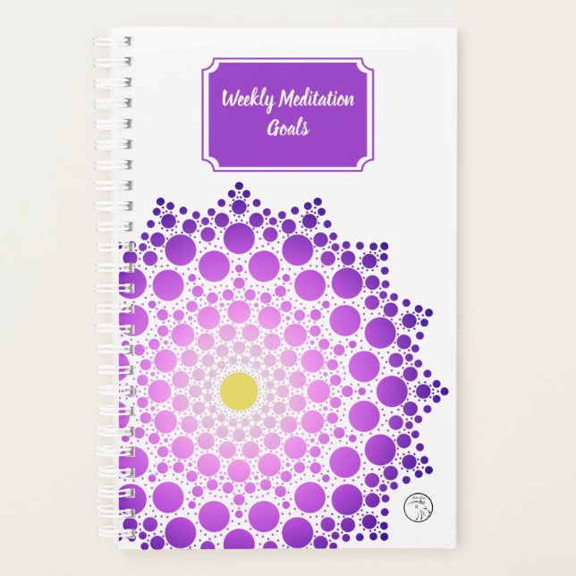 Weakly Meditation Goals Planner (Front)