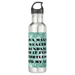 Wealth & Abundance Affirmation 710 Ml Water Bottle