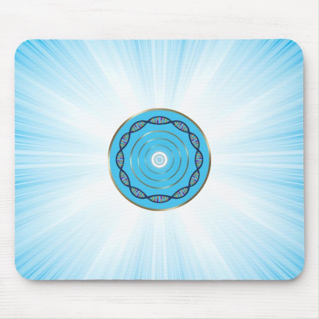 Wealth and happiness manifestation art for mouse pad (Front)