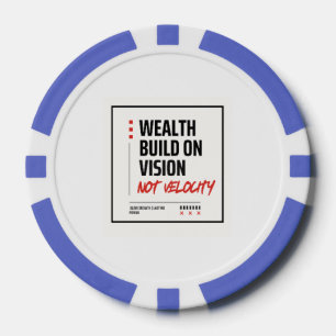 Wealth Built on Vision, Not Velocity – Investor Poker Chips
