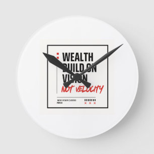 WEALTH BUILT ON VISION, NOT VELOCITY. - Investors Round Clock