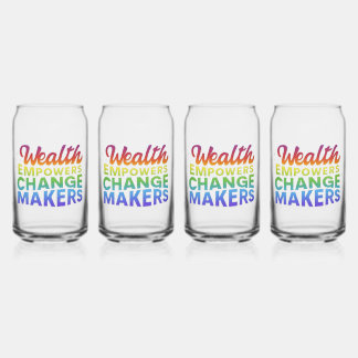 Wealth empowers can glass