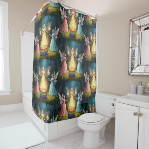 Wealth Fairy Bridal Shower Curtain