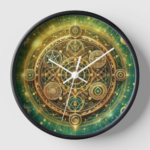Wealth Flow Sigil Clock