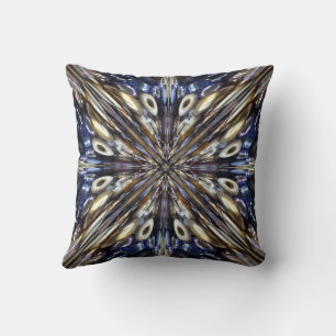 Wealth Of Seed Beading Abstract Pattern Cushion