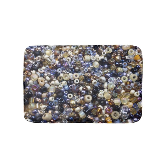 Wealth Of Seed Beading  Bath Mat (Front)