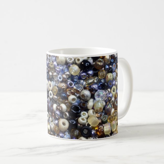 Wealth Of Seed Beading Coffee Mug (Front Right)