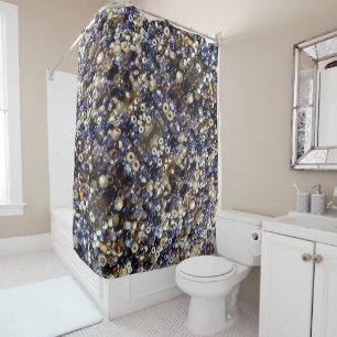 Wealth Of Seed Beading  Shower Curtain