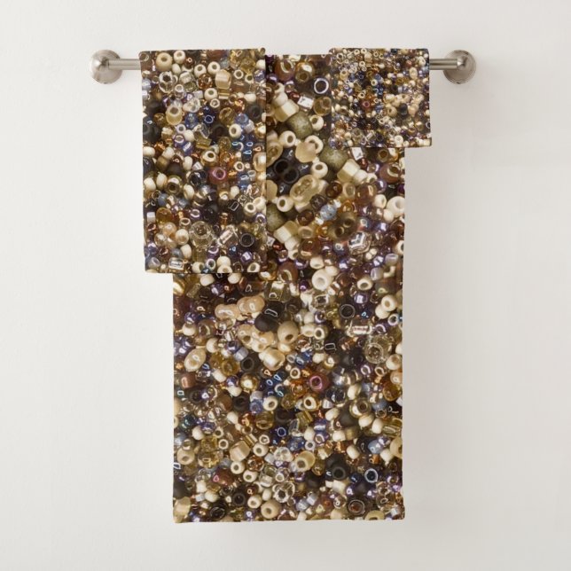 Wealth Of Seed Beads Bath Towel Set (Insitu)