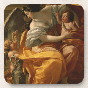 Wealth (oil on canvas) coaster