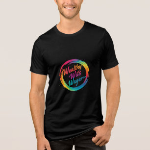 Wealthy Wits Wager – Bold & Playful Statement T-Sh Tri-Blend Shirt
