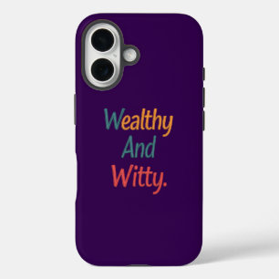 Wealthy & Witty iPhoneiPhone / iPad case