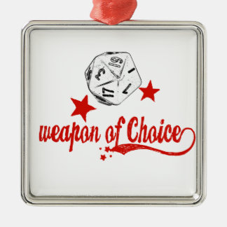 weapon of choice metal tree decoration