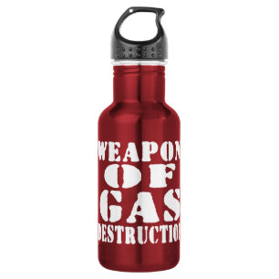 Weapon Of Gas Destruction 532 Ml Water Bottle