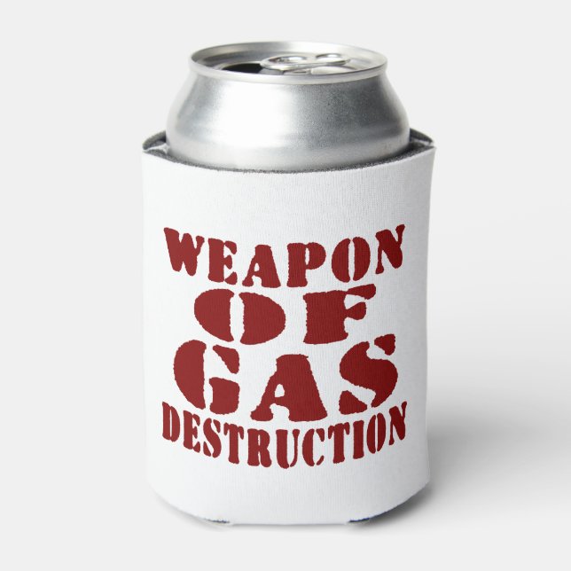 Weapon Of Gas Destruction Can Cooler (Can Front)