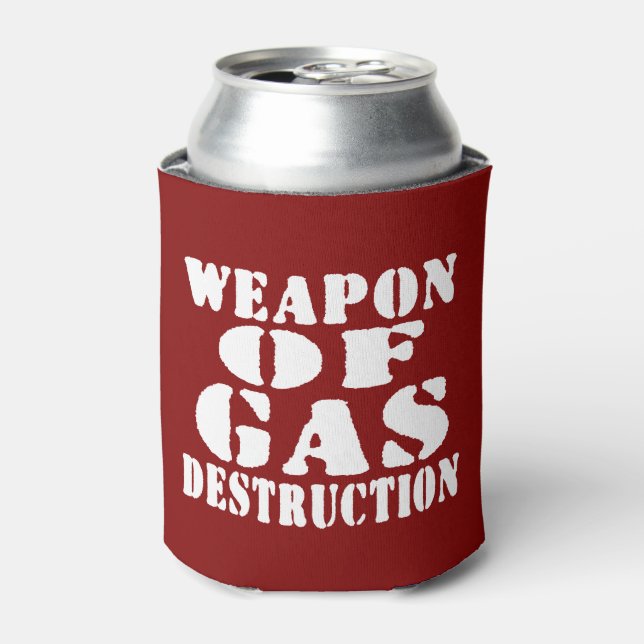 Weapon Of Gas Destruction Can Cooler (Can Front)