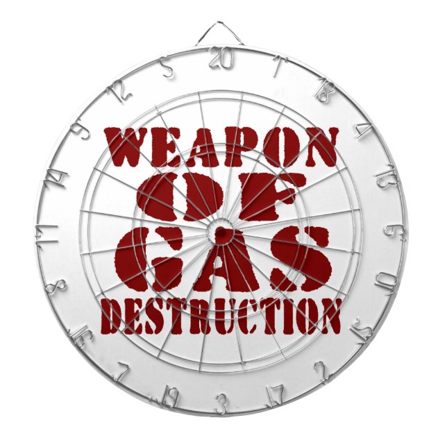Weapon Of Gas Destruction Dartboard (Front)