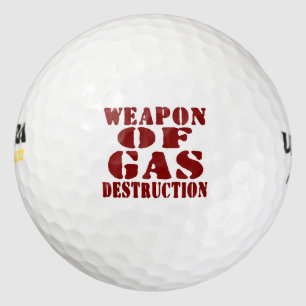 Weapon Of Gas Destruction Golf Balls