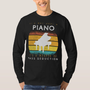 Weapon of Mass Seduction Piano Tee - Playful Keys