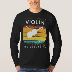 Weapon of Mass Seduction Violin Tee - Strike Chari