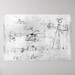 Weaponry designs, fol. 40v-a poster