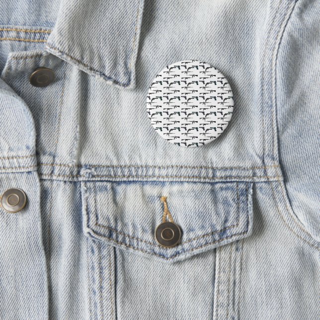 Weapons Collage 6 Cm Round Badge (In Situ)