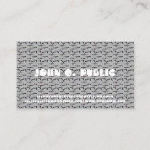 Weapons Collage Business Card