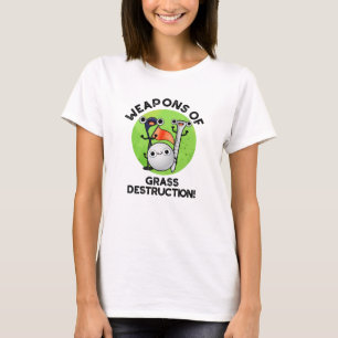 Weapons Of Grass Destruction Funny Golf Pun T-Shirt
