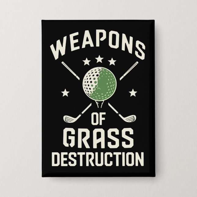 Weapons of Grass Destruction Golf Clubs Sarcastic (Front)
