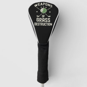 Weapons of Grass Destruction Golf Clubs Sarcastic Head Cover